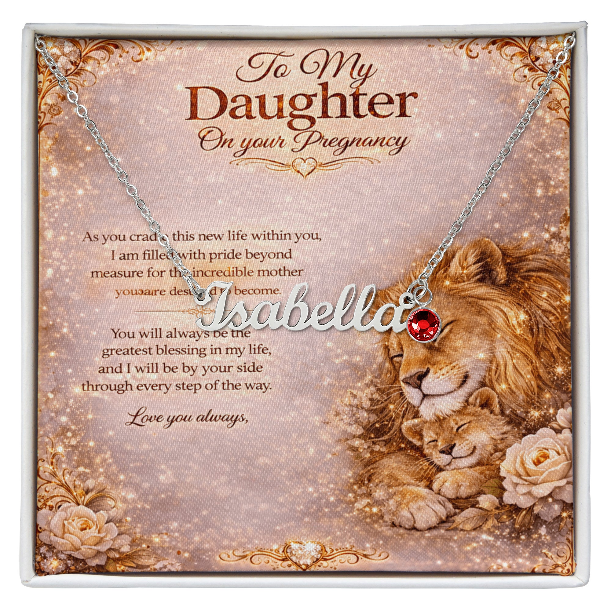 To Our Marvelous Daughter's Pregnancy – Customized Gift Set