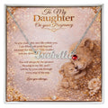 To My Loving Daughter's Pregnancy Customized Gift Necklace