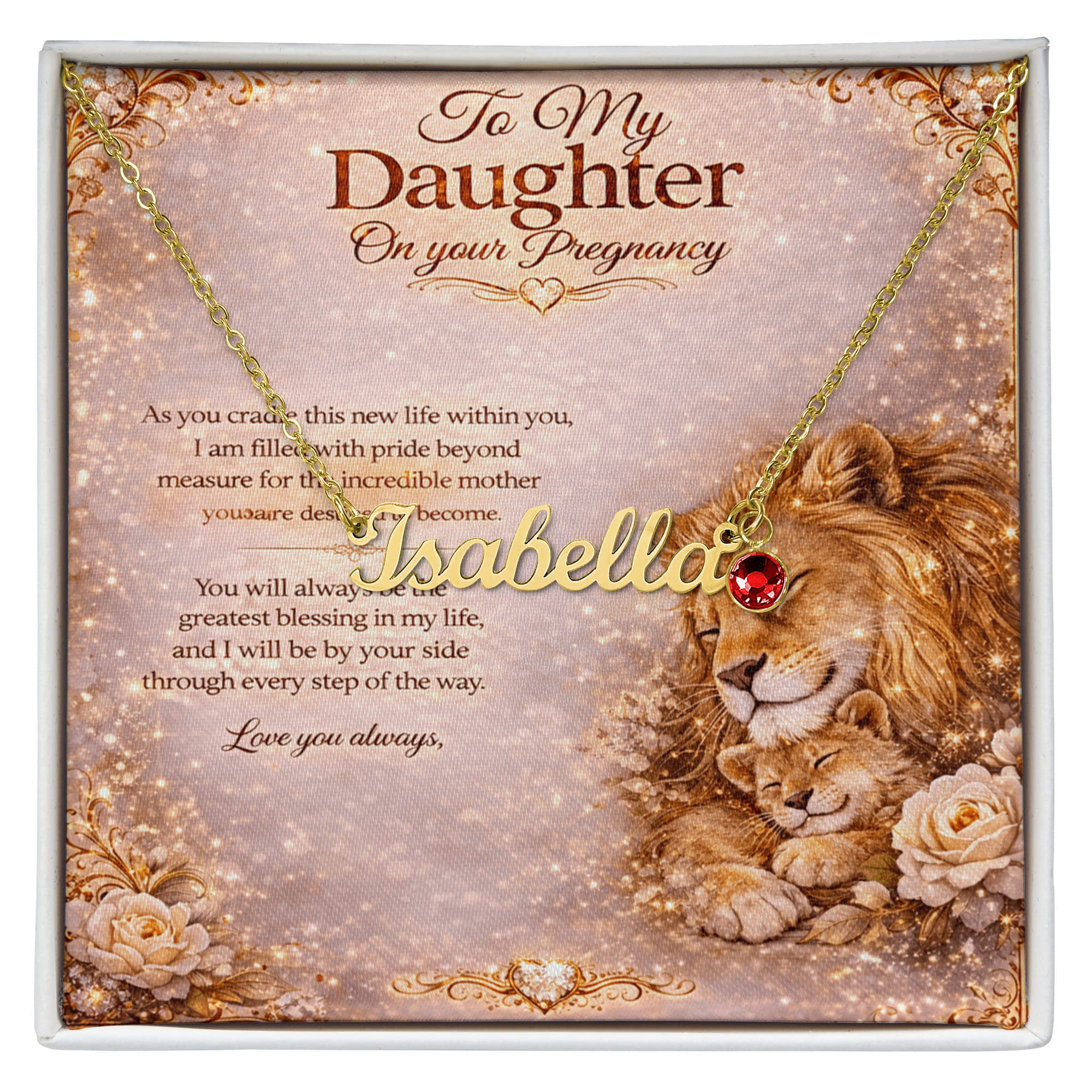 To Our Marvelous Daughter's Pregnancy – Customized Gift Set