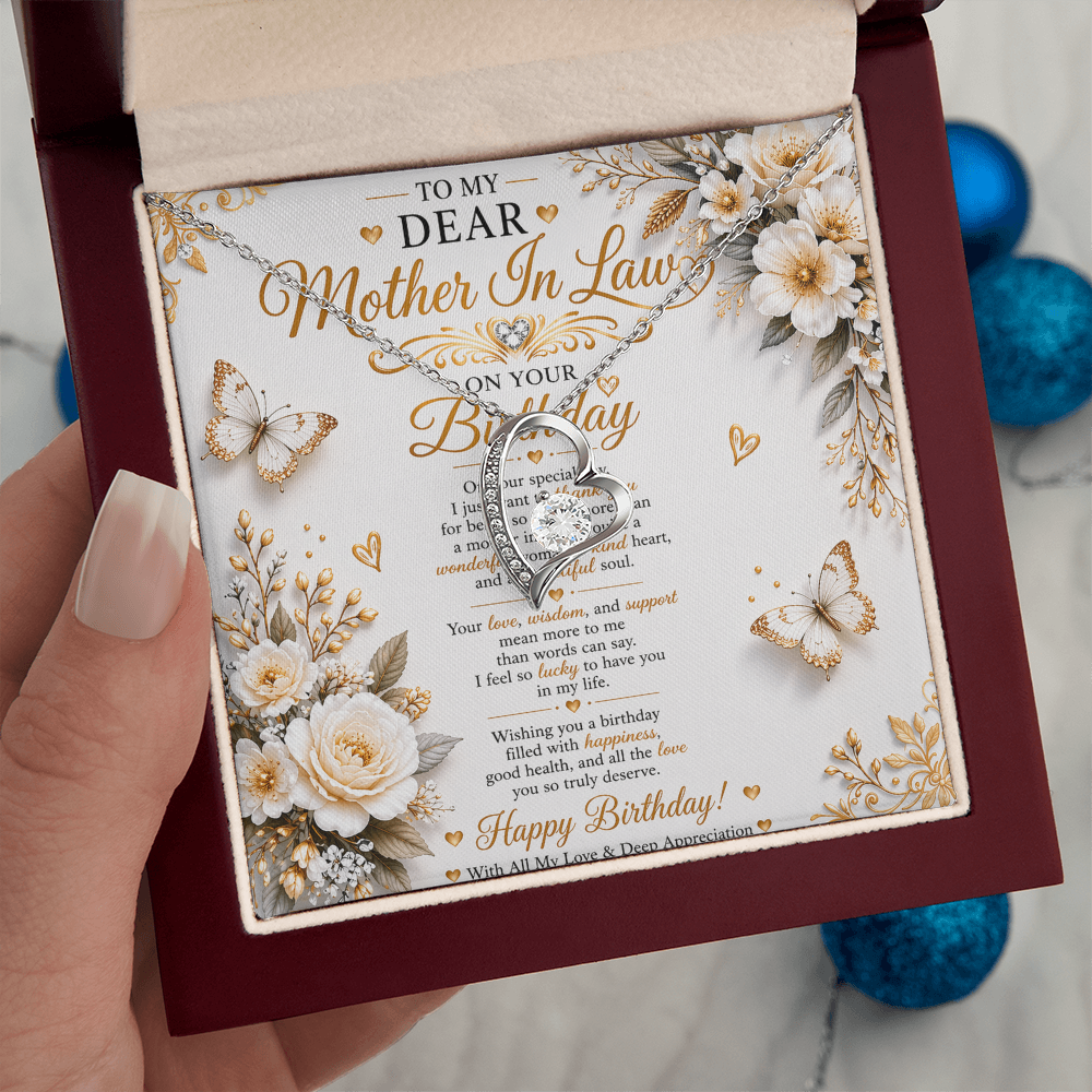 Elegant & Excellent Birthday Wishes Card For My Mother-In-Law Gift Set