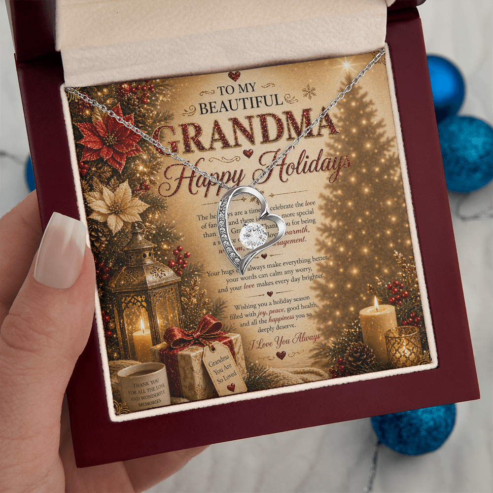 My Holidays Warmth & Splendor Card For Grandma's Heart Gift Set
