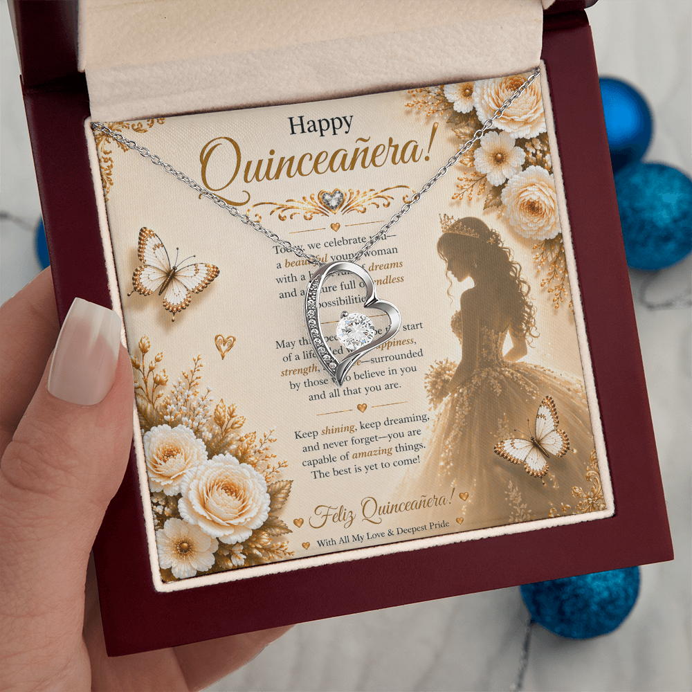 Feliz Quinceañera Sweet & Special Celebration Wishes Gift Card Set
