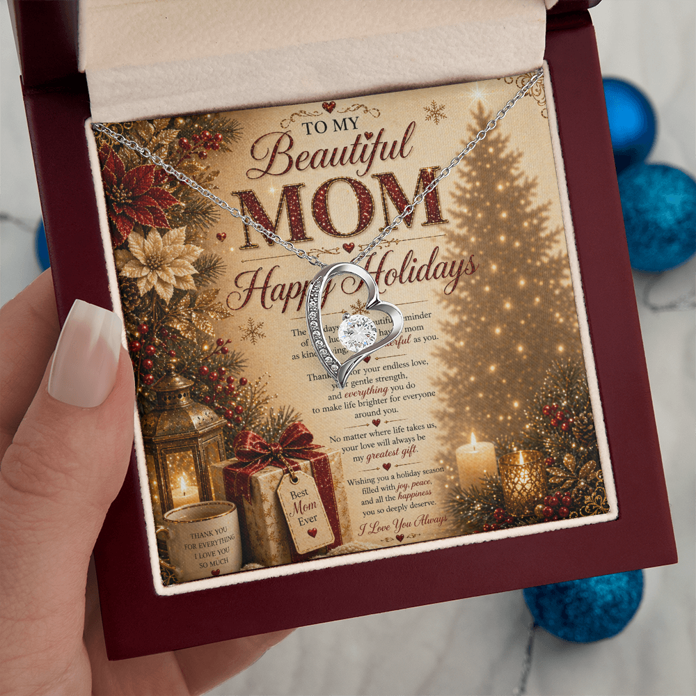 Luxurious Holiday Card For Mommy Gift Set