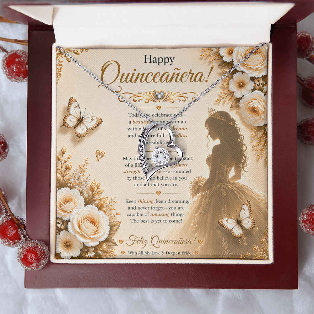Feliz Quinceañera Sweet & Special Celebration Wishes Gift Card Set