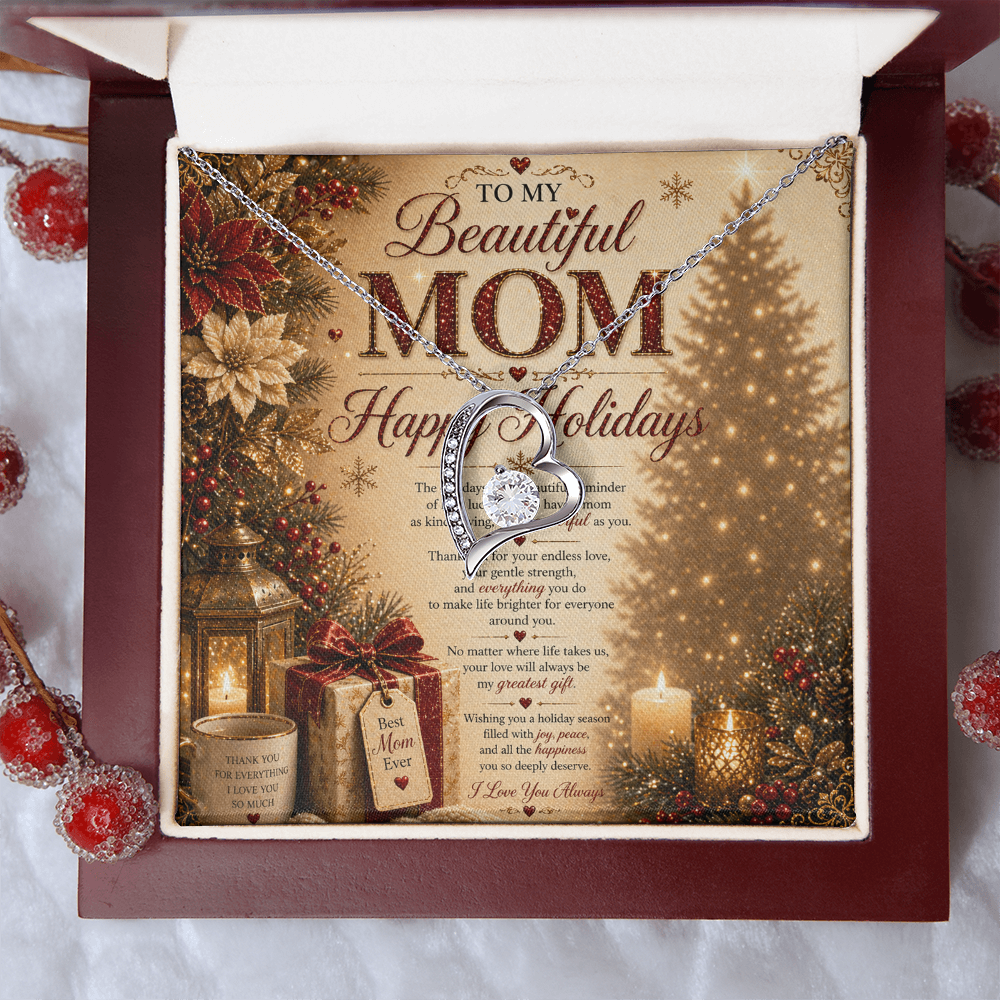 Luxurious Holiday Card For Mommy Gift Set