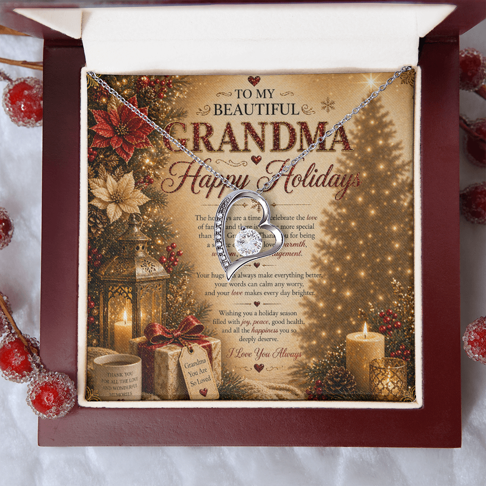My Holidays Warmth & Splendor Card For Grandma's Heart Gift Set