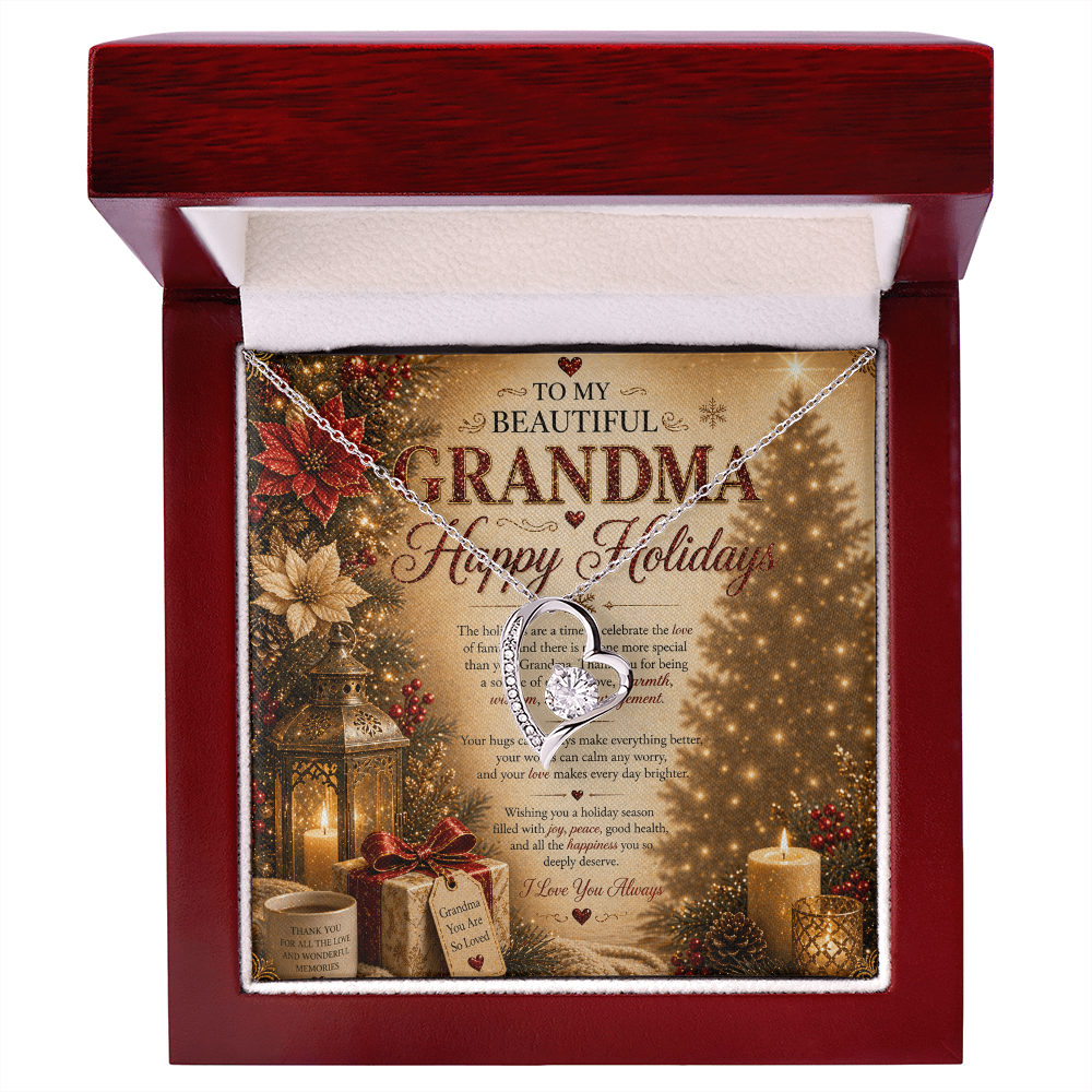My Holidays Warmth & Splendor Card For Grandma's Heart Gift Set
