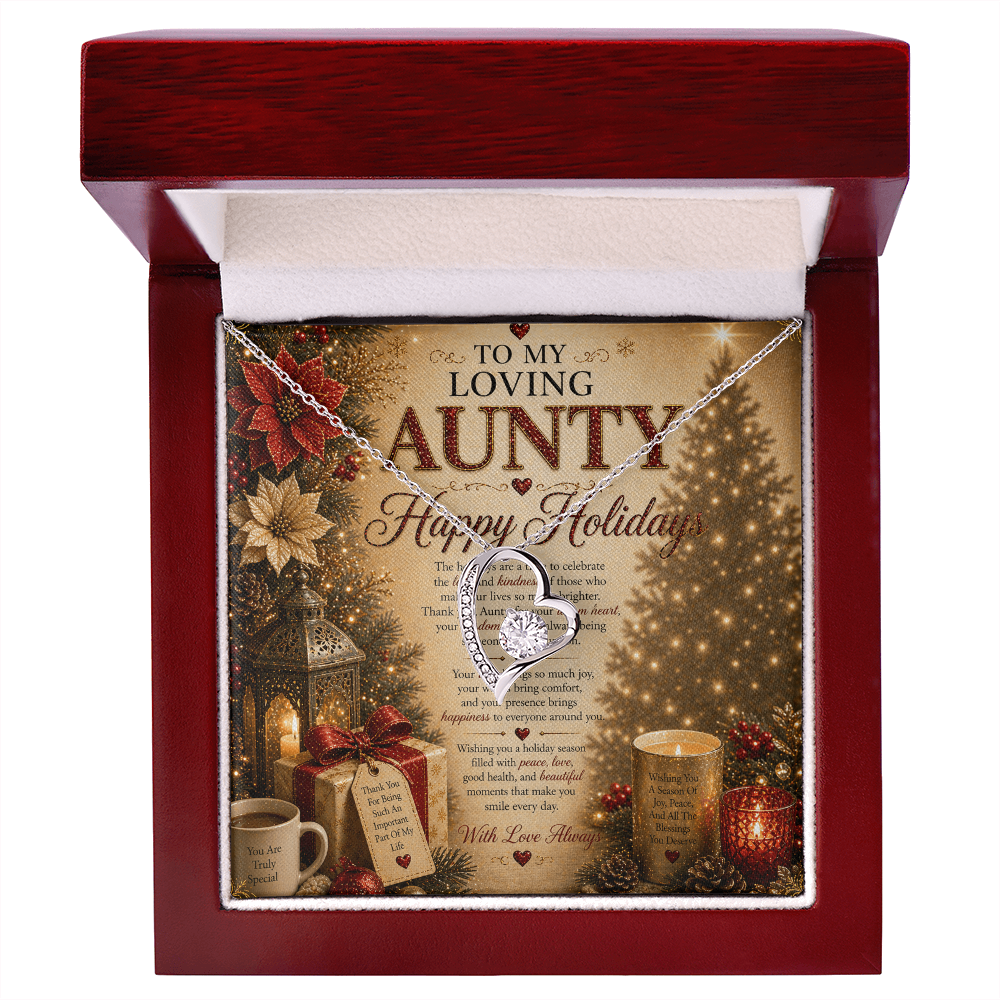 Warmth & Luxurious Holidays Wishes For Aunty Gift Set
