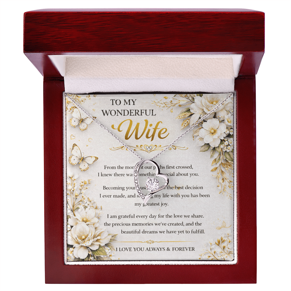 My True Wonderful Wife Necklace Gift Set