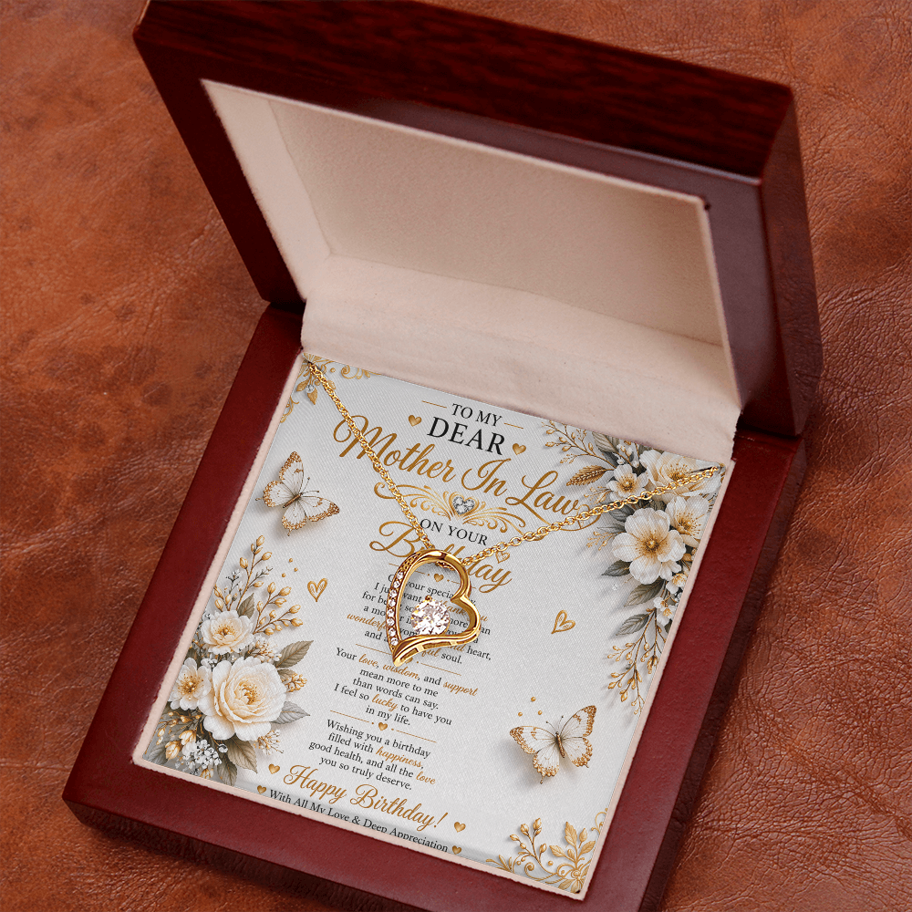 Elegant & Excellent Birthday Wishes Card For My Mother-In-Law Gift Set