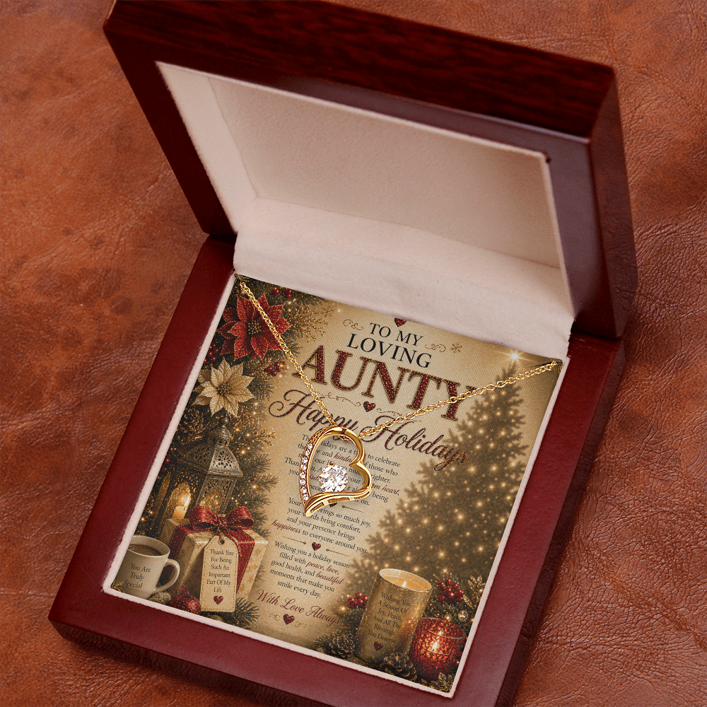 Warmth & Luxurious Holidays Wishes For Aunty Gift Set