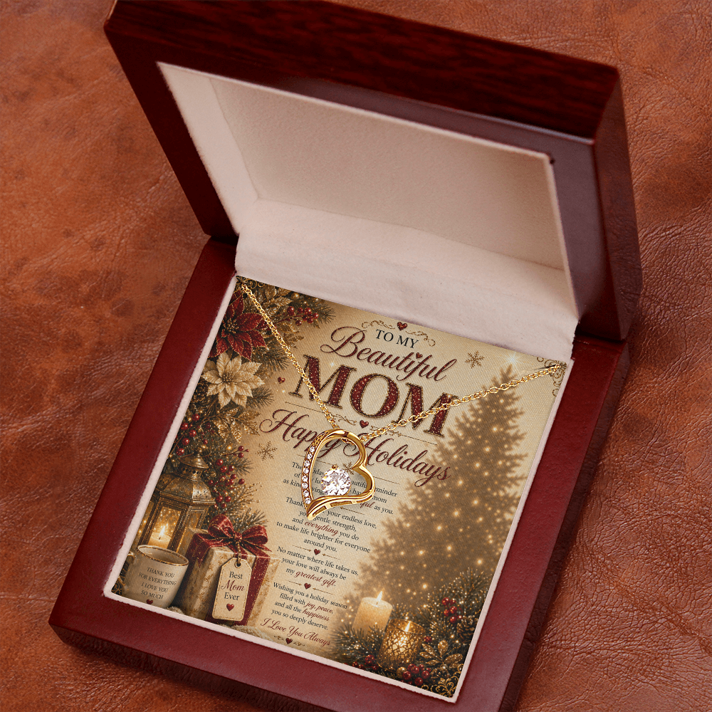 Luxurious Holiday Card For Mommy Gift Set