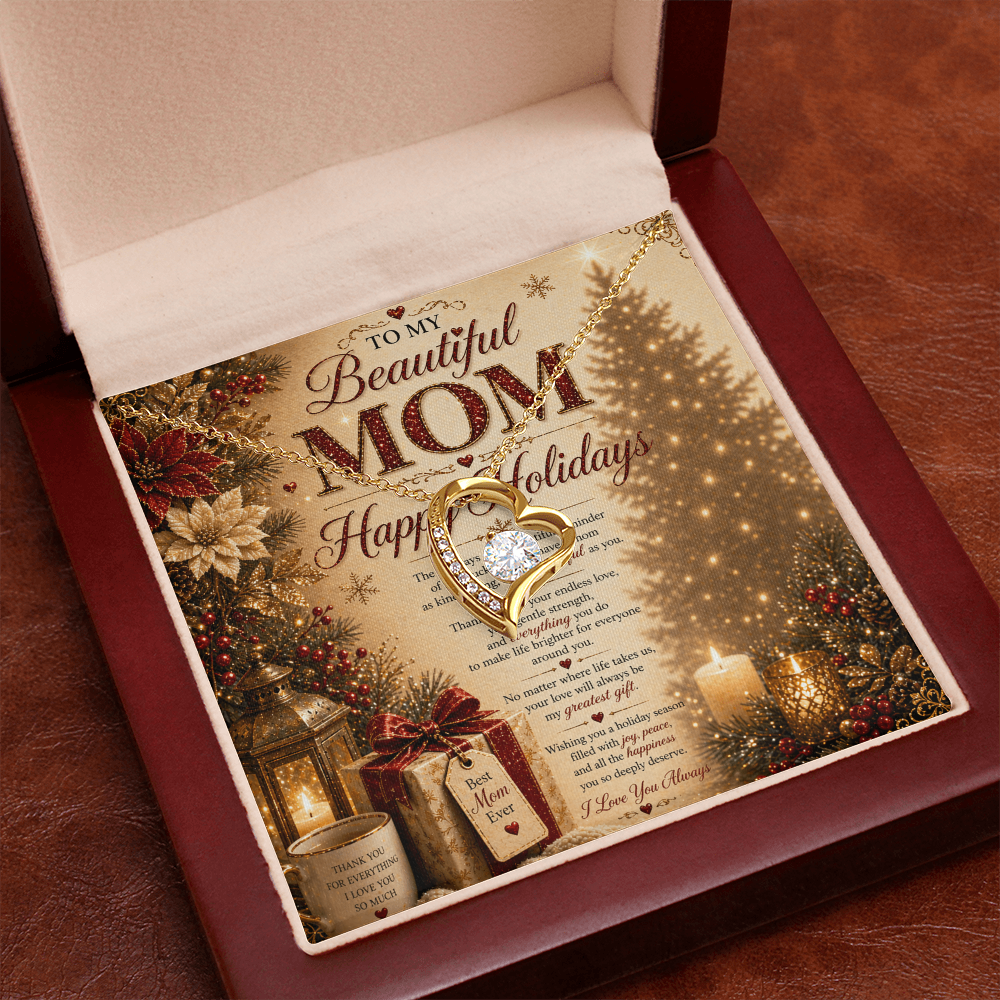 Luxurious Holiday Card For Mommy Gift Set