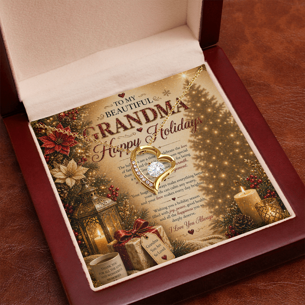 My Holidays Warmth & Splendor Card For Grandma's Heart Gift Set