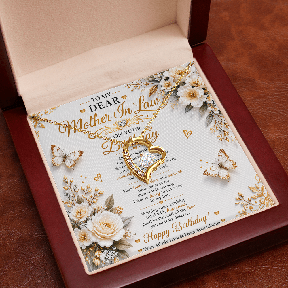 Elegant & Excellent Birthday Wishes Card For My Mother-In-Law Gift Set