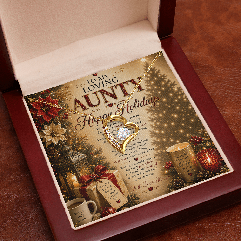Warmth & Luxurious Holidays Wishes For Aunty Gift Set