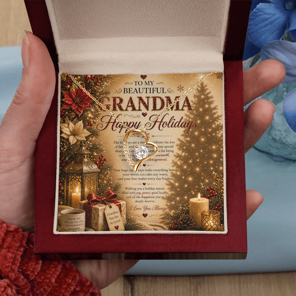 My Holidays Warmth & Splendor Card For Grandma's Heart Gift Set