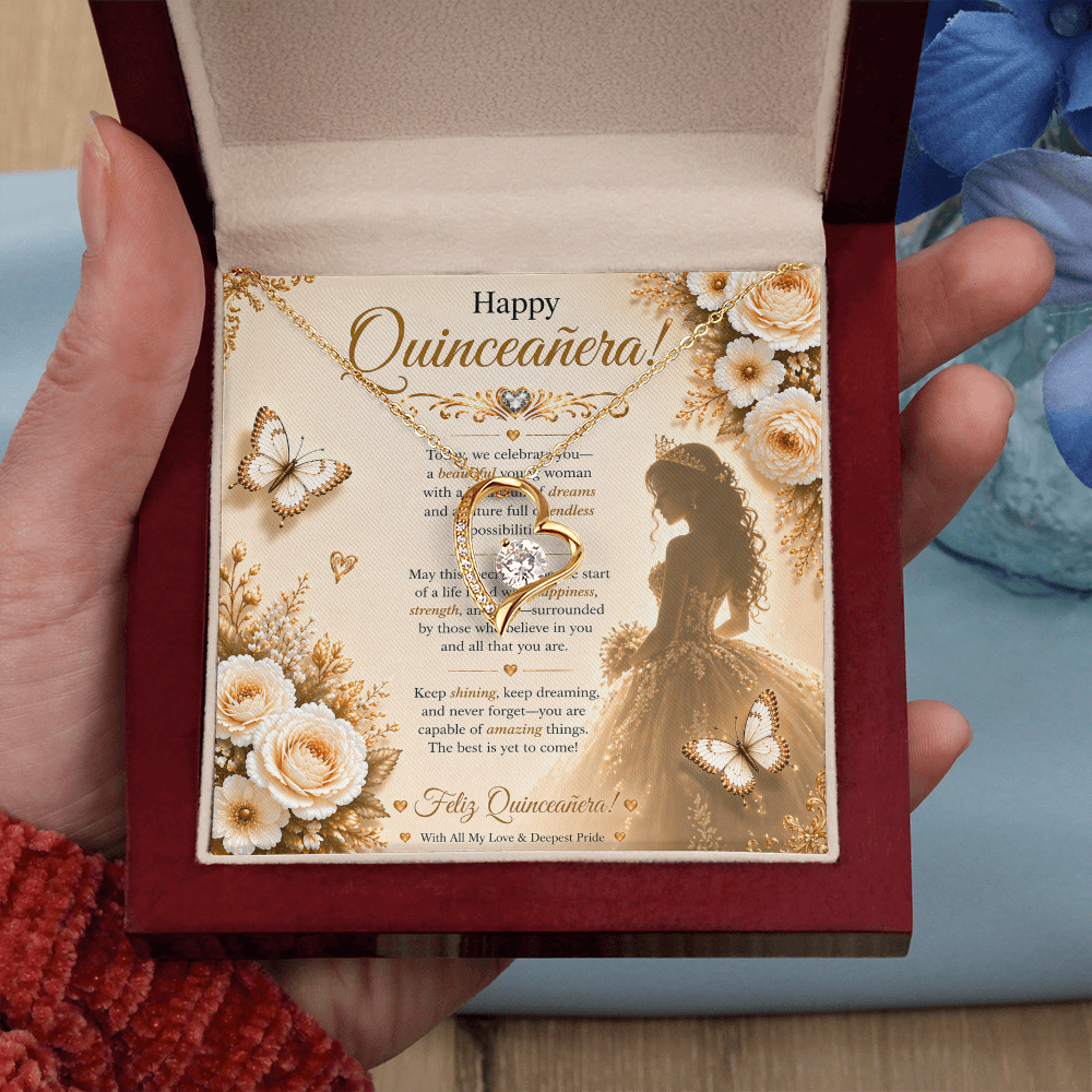 Feliz Quinceañera Sweet & Special Celebration Wishes Gift Card Set