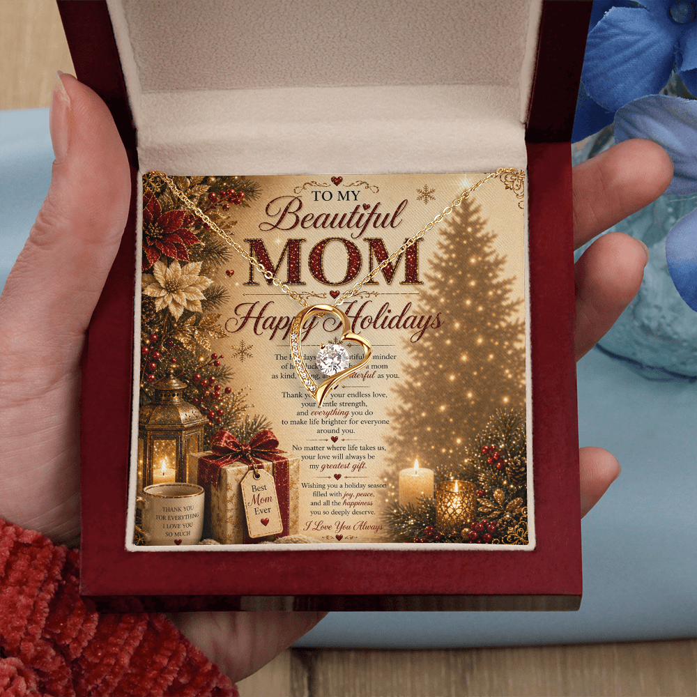 Luxurious Holiday Card For Mommy Gift Set