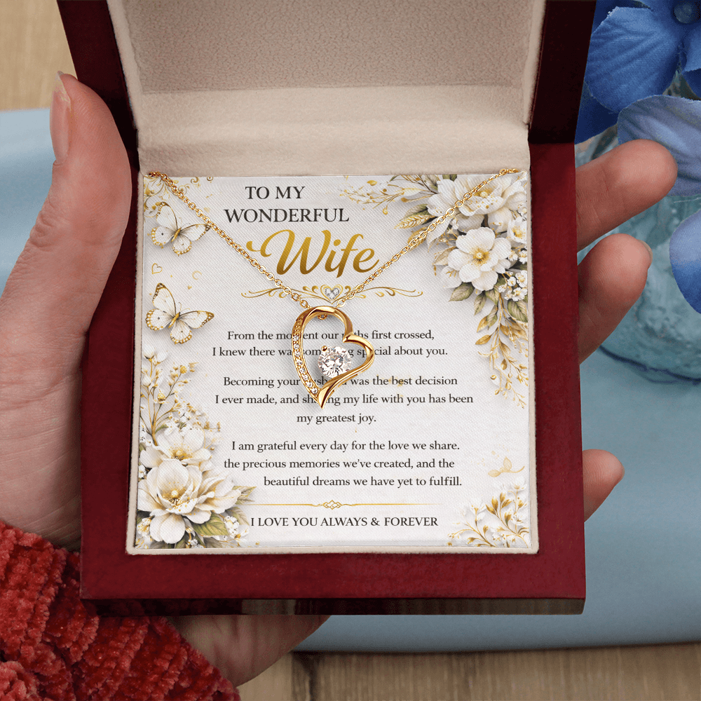 My True Wonderful Wife Necklace Gift Set