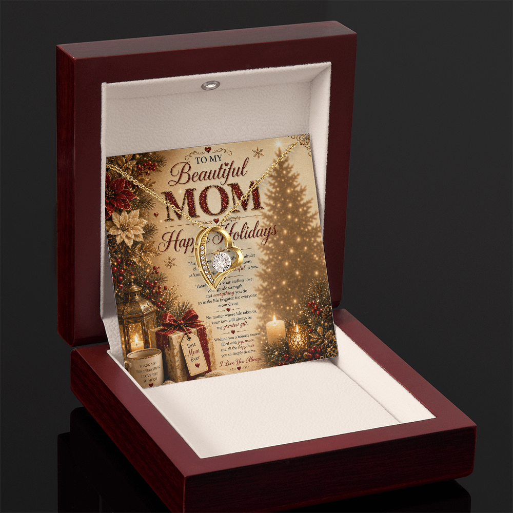 Luxurious Holiday Card For Mommy Gift Set