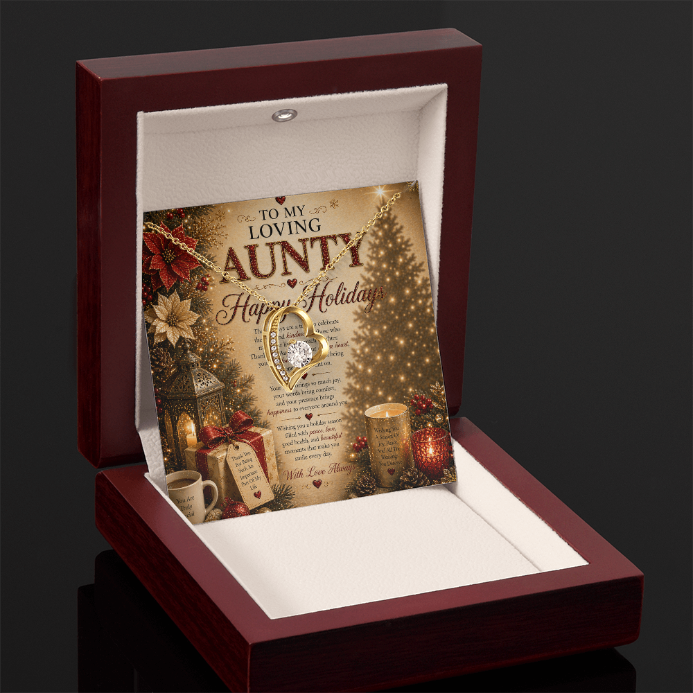 Warmth & Luxurious Holidays Wishes For Aunty Gift Set
