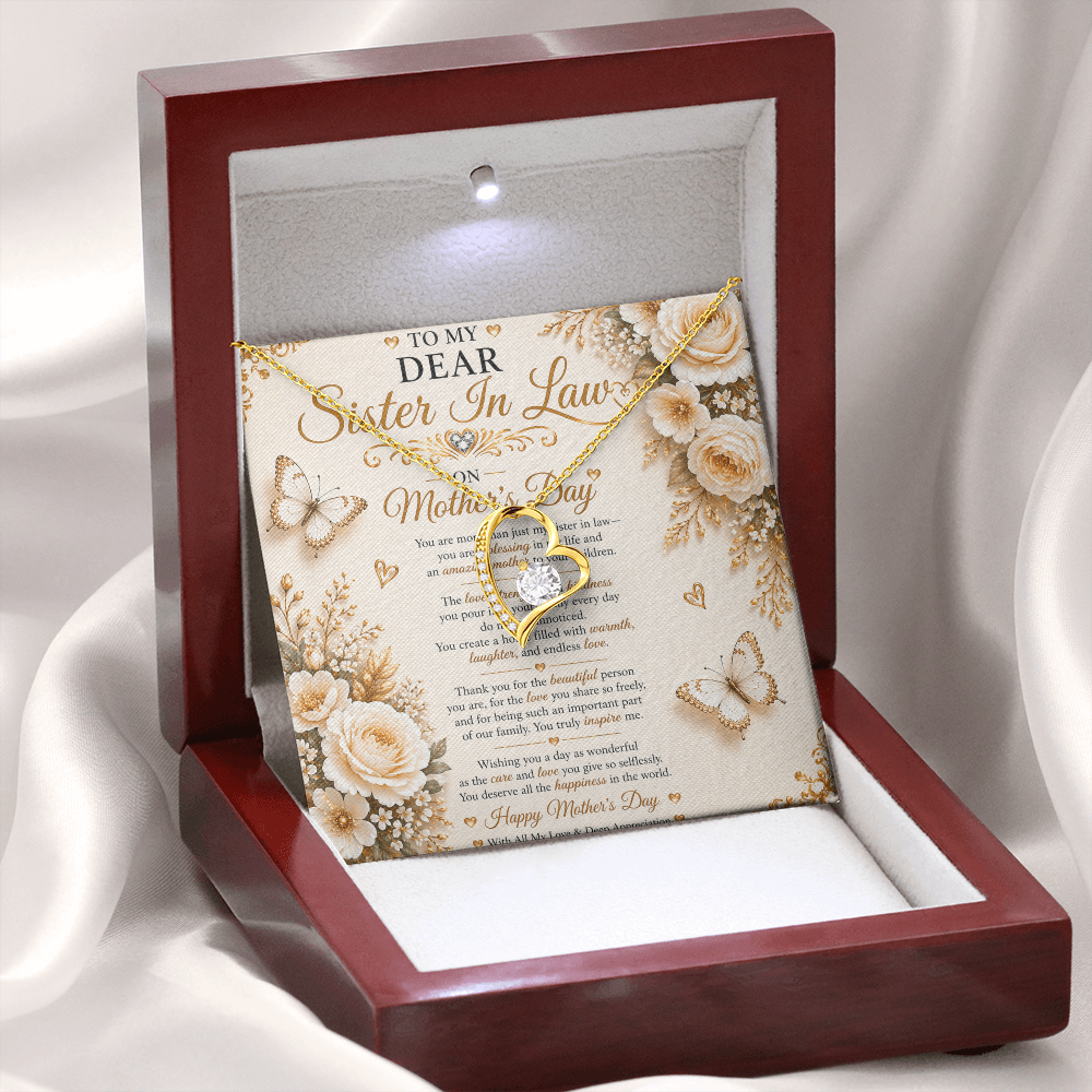 Elegant & Beauty Mother's Day Card For My Sister-In-Law Gift Set