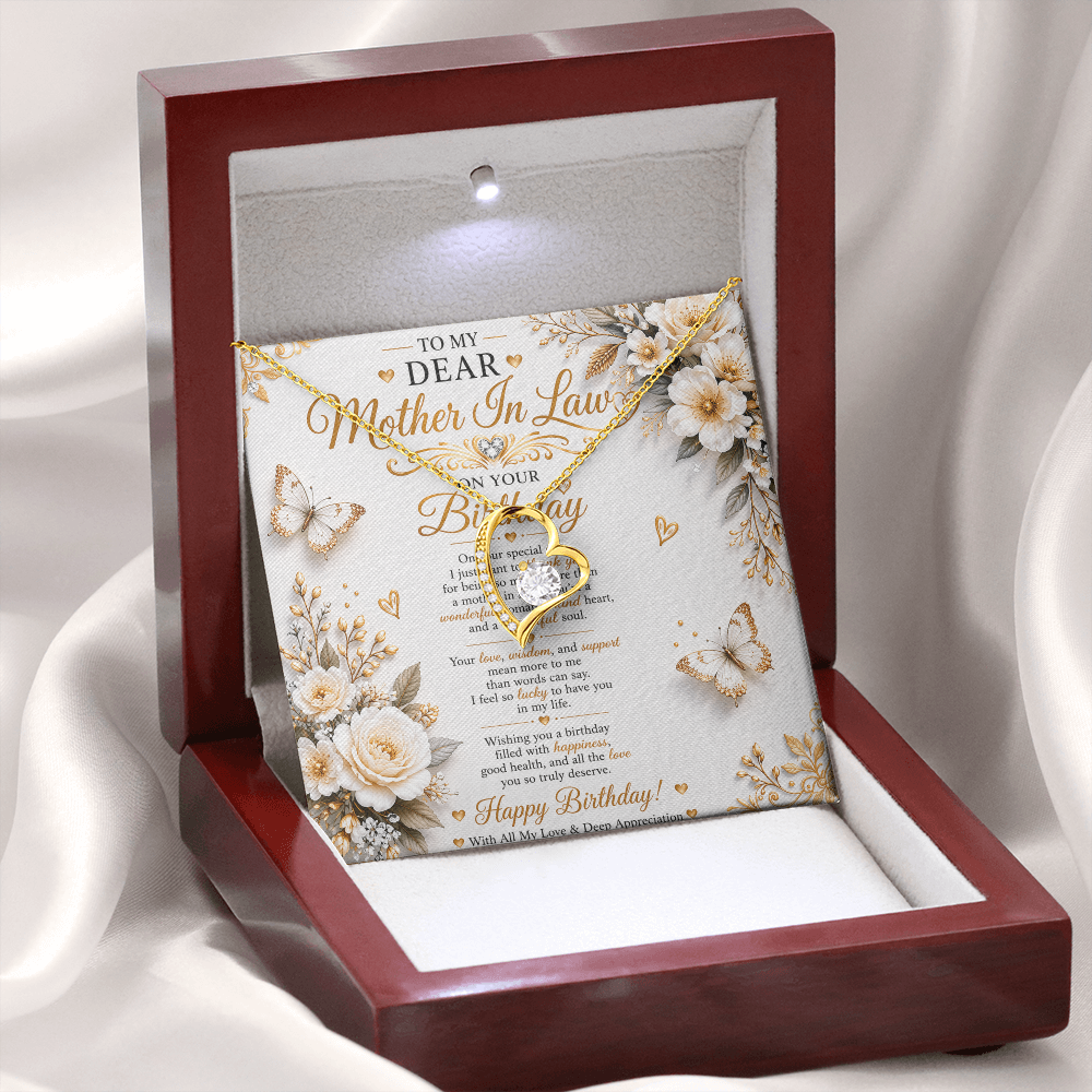 Elegant & Excellent Birthday Wishes Card For My Mother-In-Law Gift Set