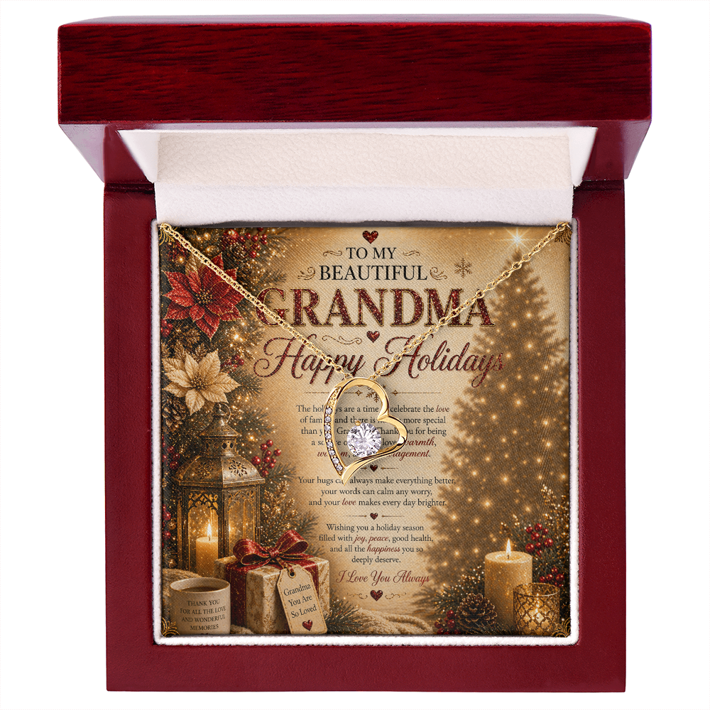 My Holidays Warmth & Splendor Card For Grandma's Heart Gift Set