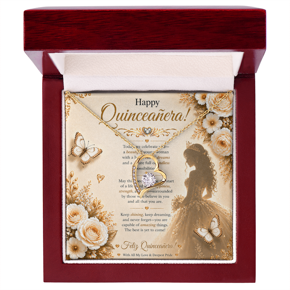 Feliz Quinceañera Sweet & Special Celebration Wishes Gift Card Set