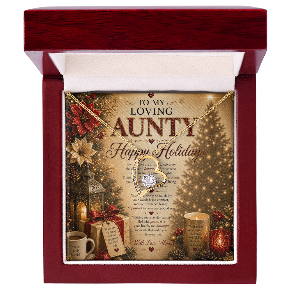 Warmth & Luxurious Holidays Wishes For Aunty Gift Set