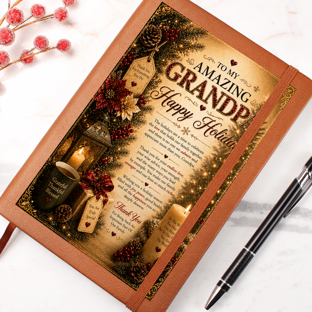Holidays Cheer For Grandpa Journal