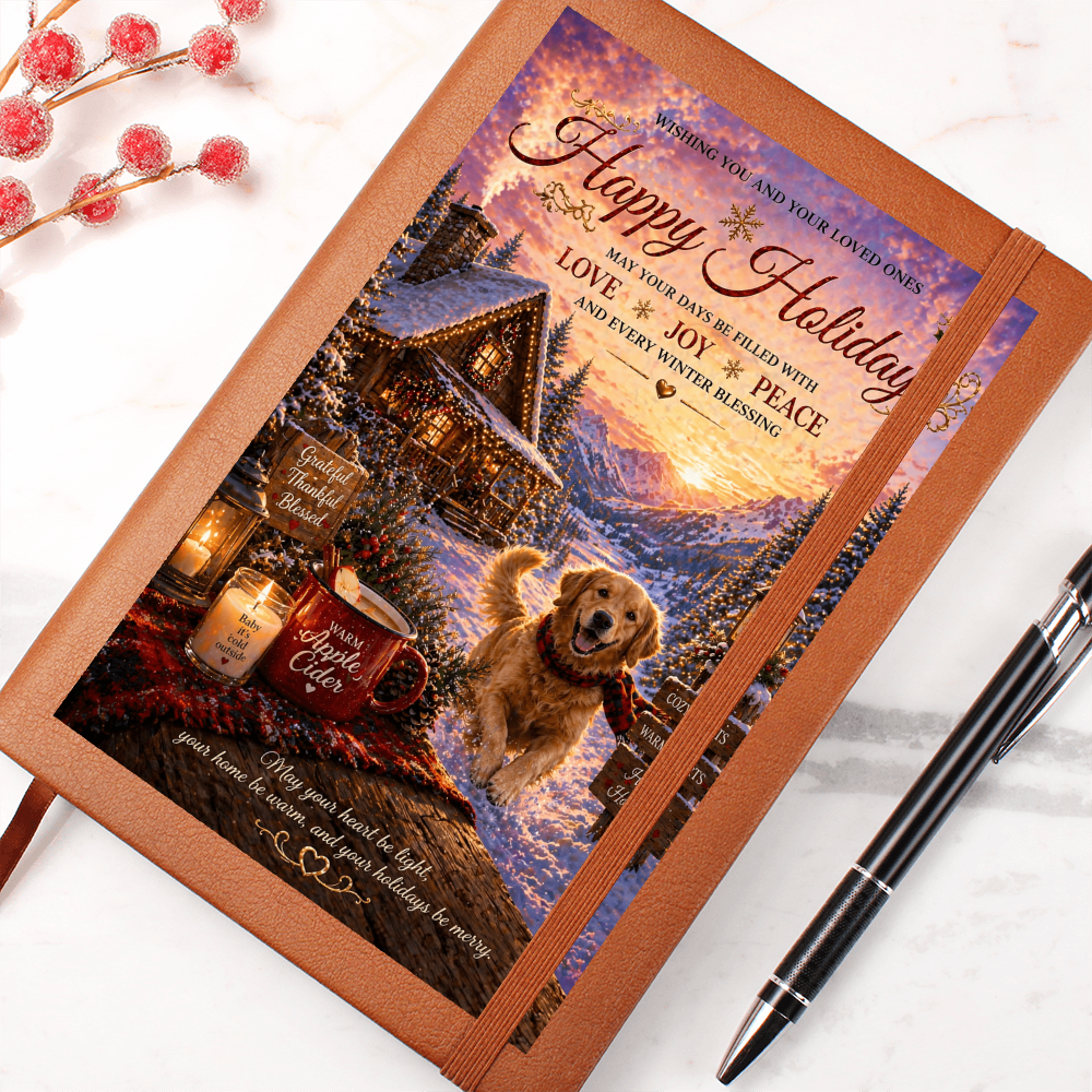 Cozy Holiday Cabin In A Winter Wonderland Journal