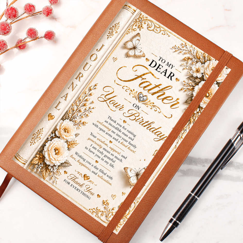 Elegant Birthday Tribute Journal For Father