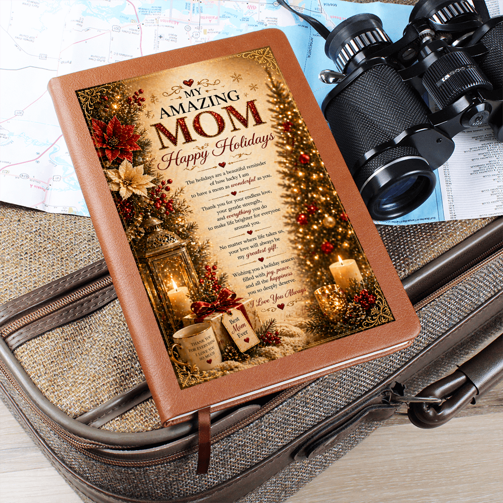 Happy Holidays, My Amazing Mom journal