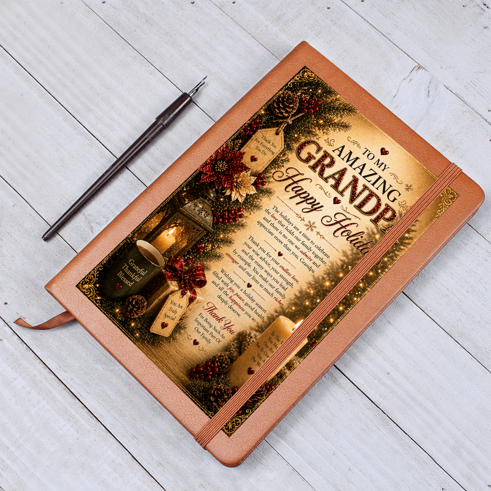 Holidays Cheer For Grandpa Journal