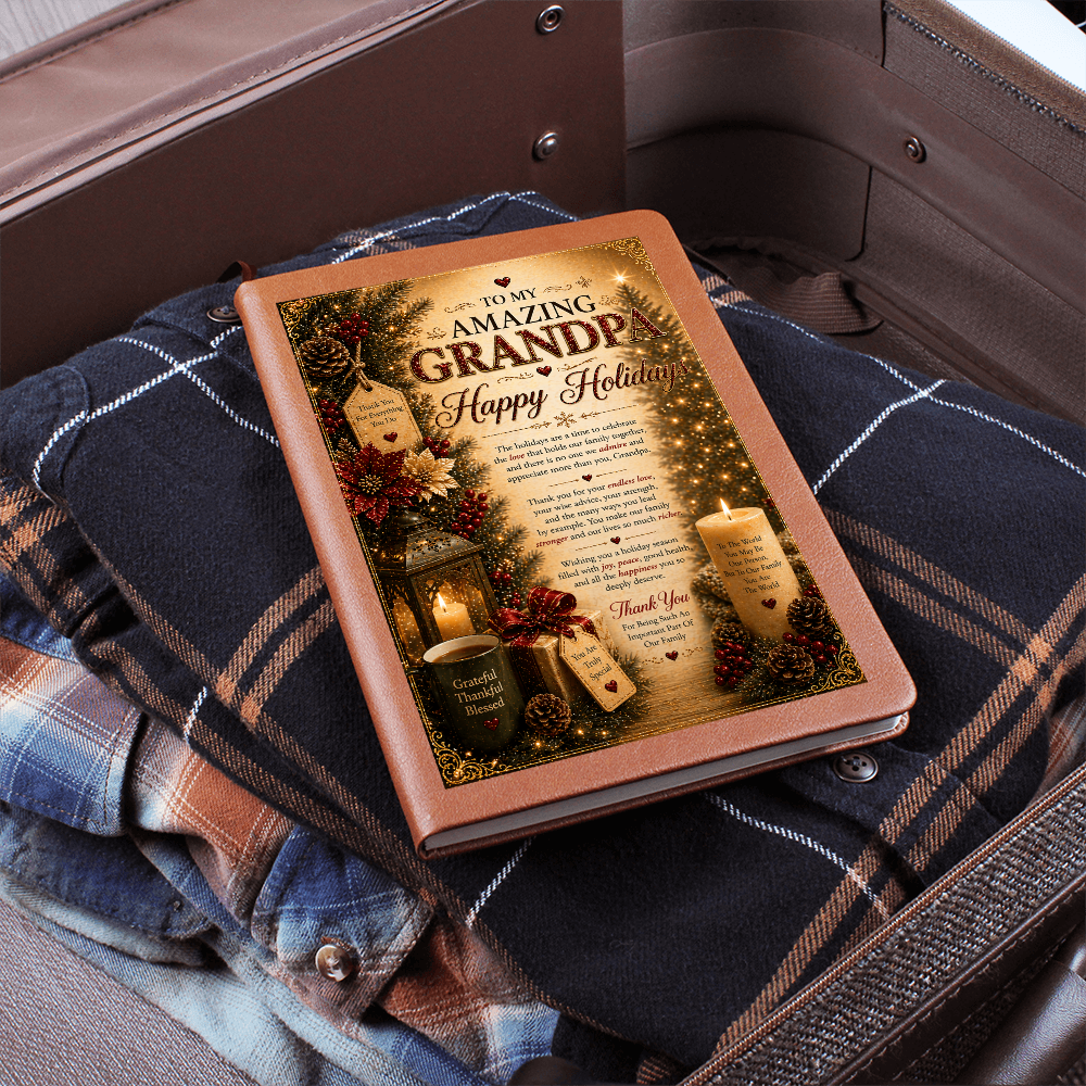 Holidays Cheer For Grandpa Journal