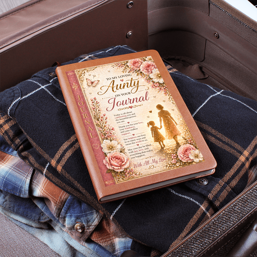 Aunty's Memory Journal Cover Design Gift