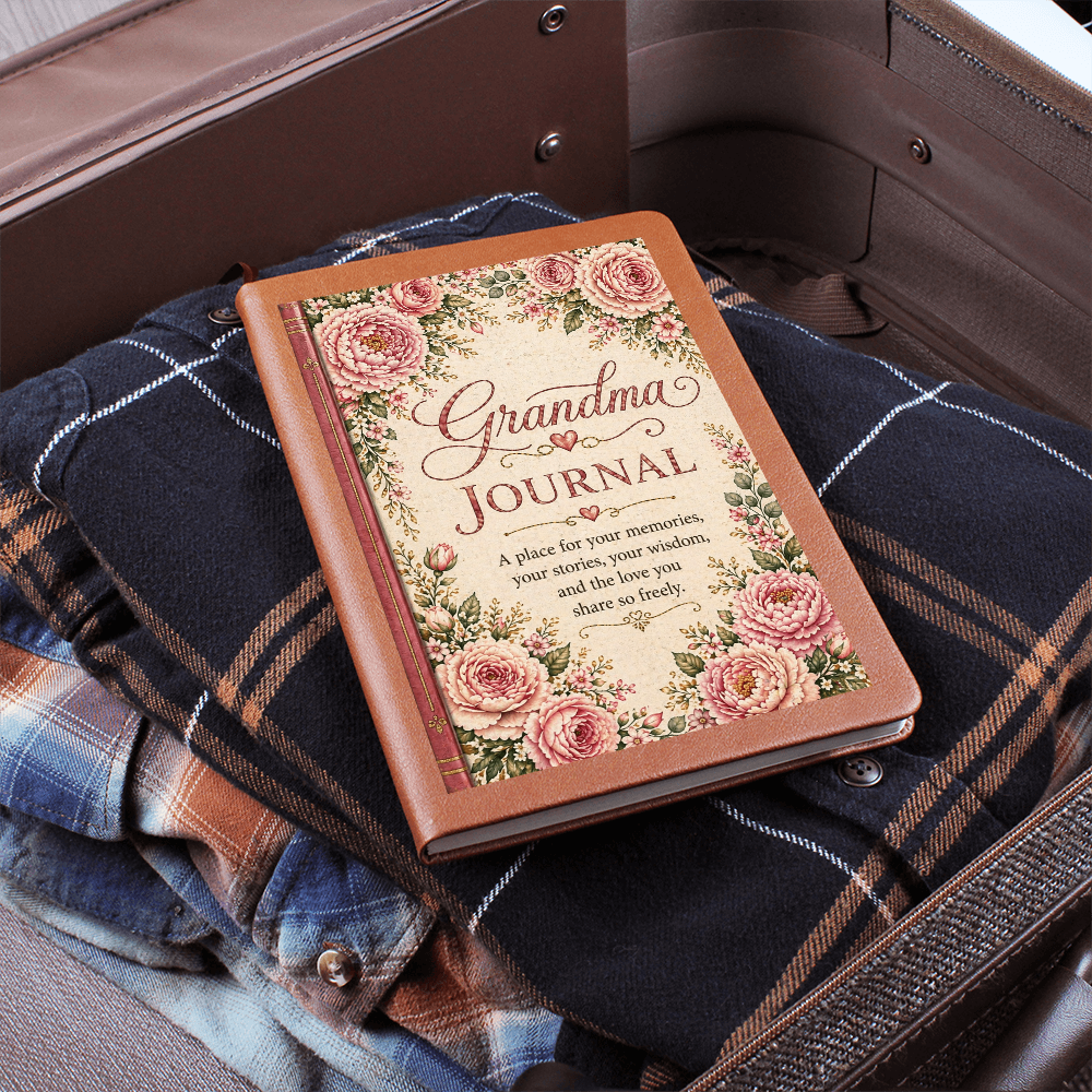 Special Vintage Floral Grandma Journal Gift