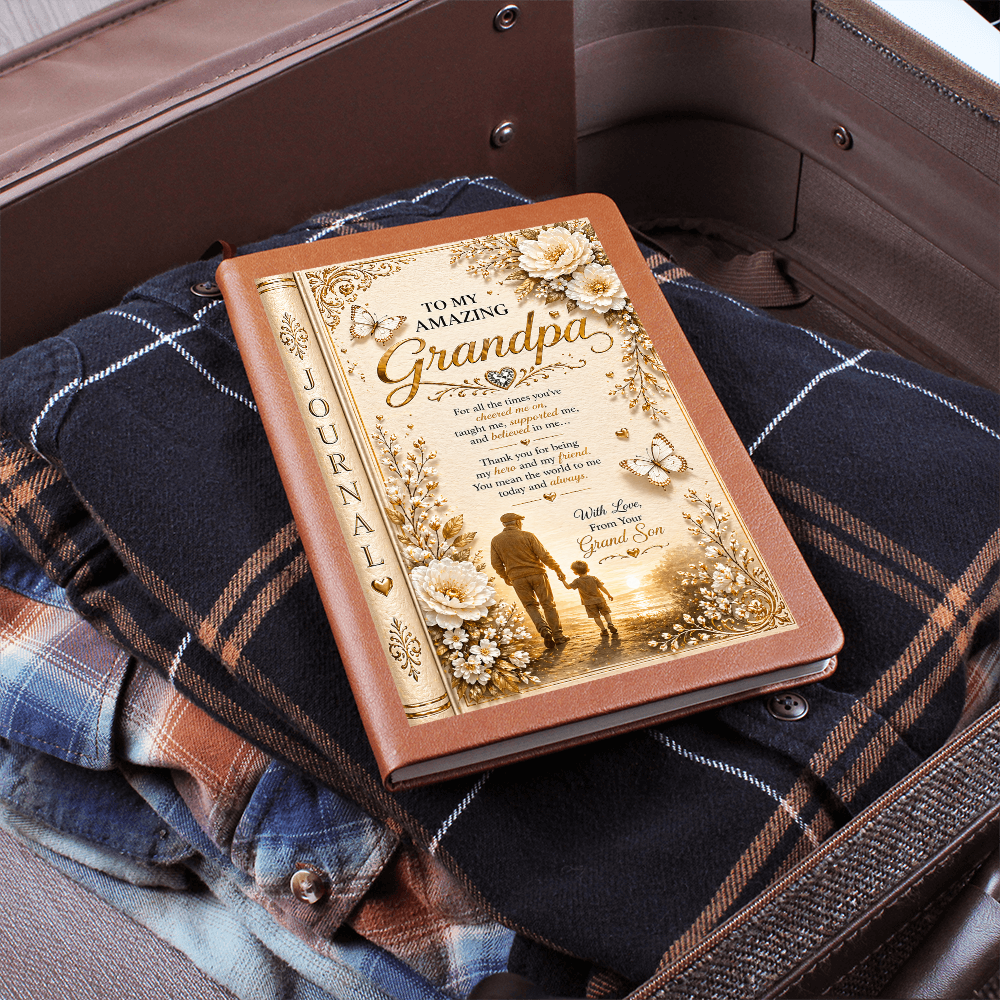 To My Amazing Grandpa Journal From Your Grand Son