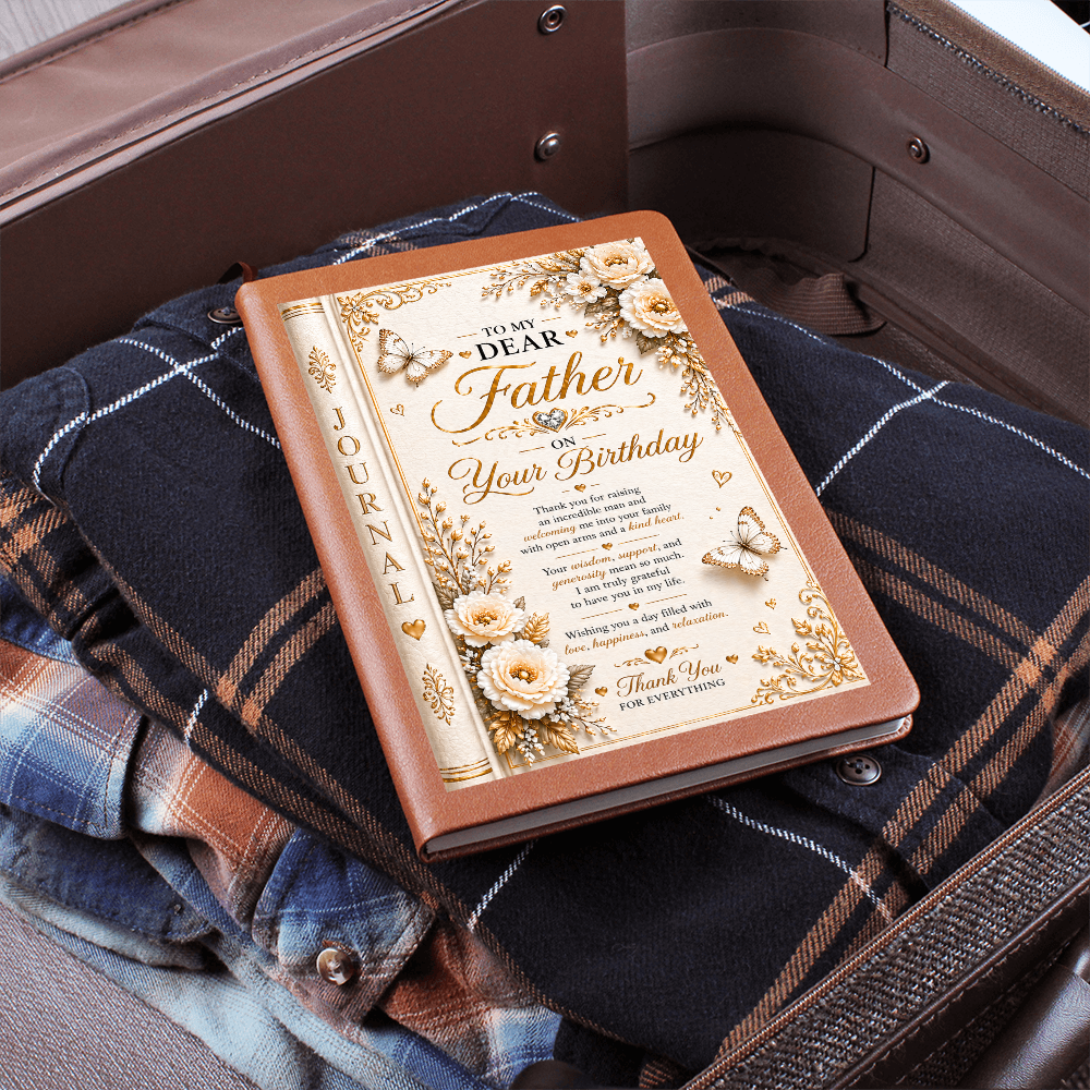 Elegant Birthday Tribute Journal For Father