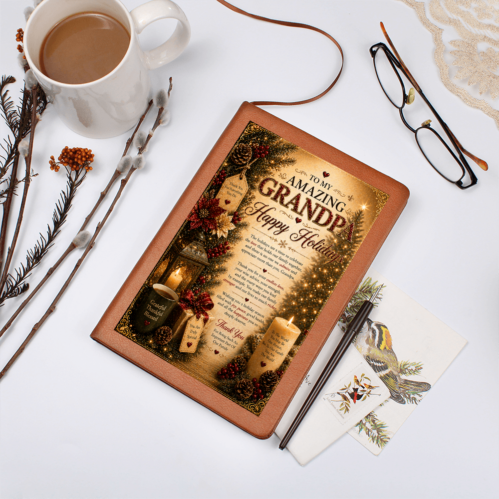 Holidays Cheer For Grandpa Journal