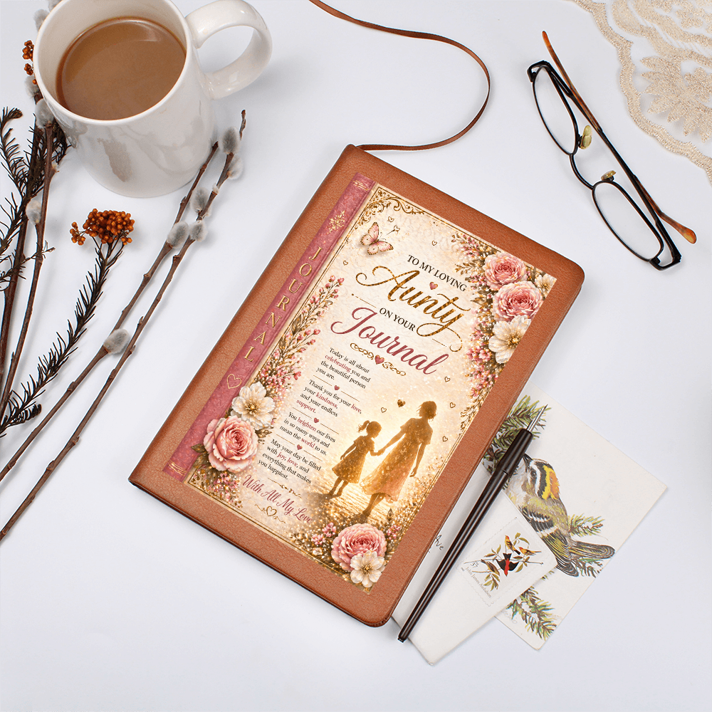 Aunty's Memory Journal Cover Design Gift