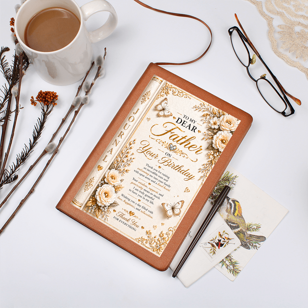 Elegant Birthday Tribute Journal For Father