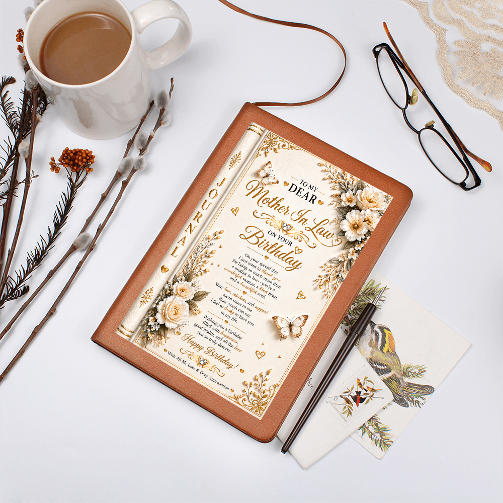 Elegant Birthday Journal For Mother-In-Law