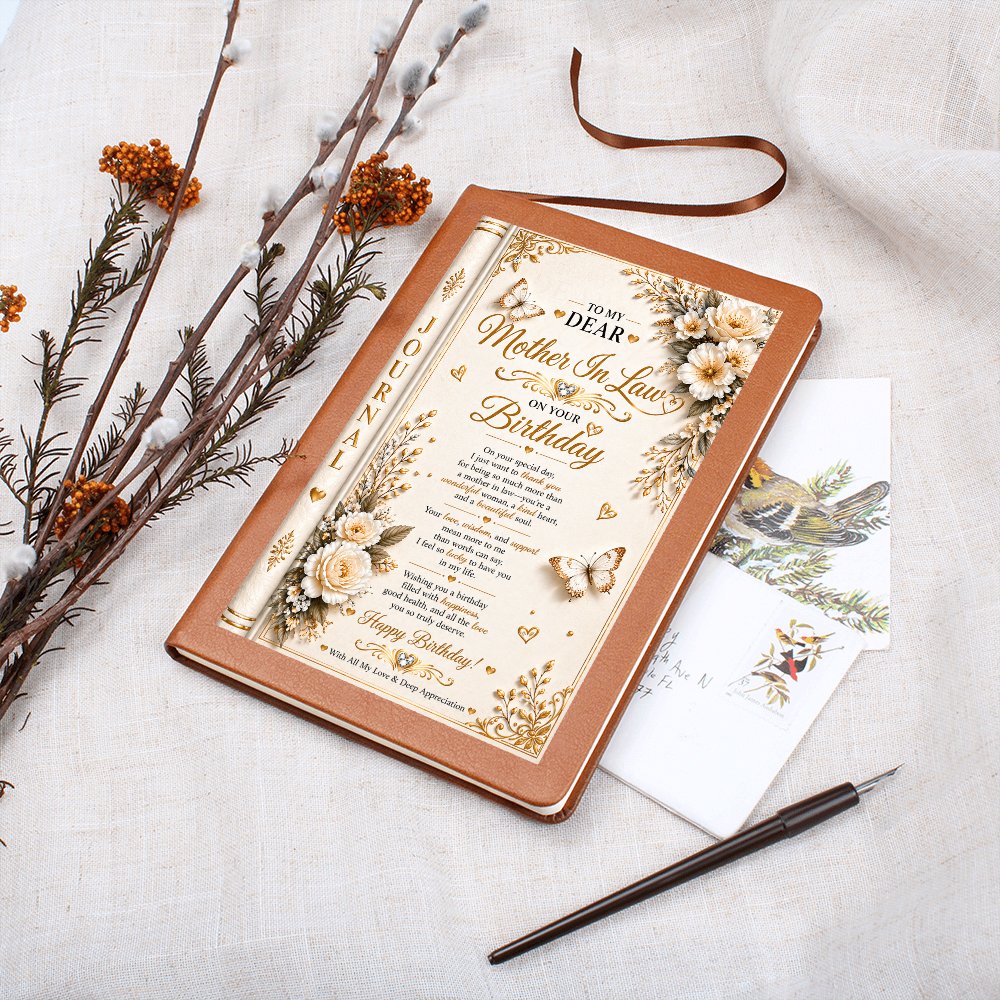 Elegant Birthday Journal For Mother-In-Law