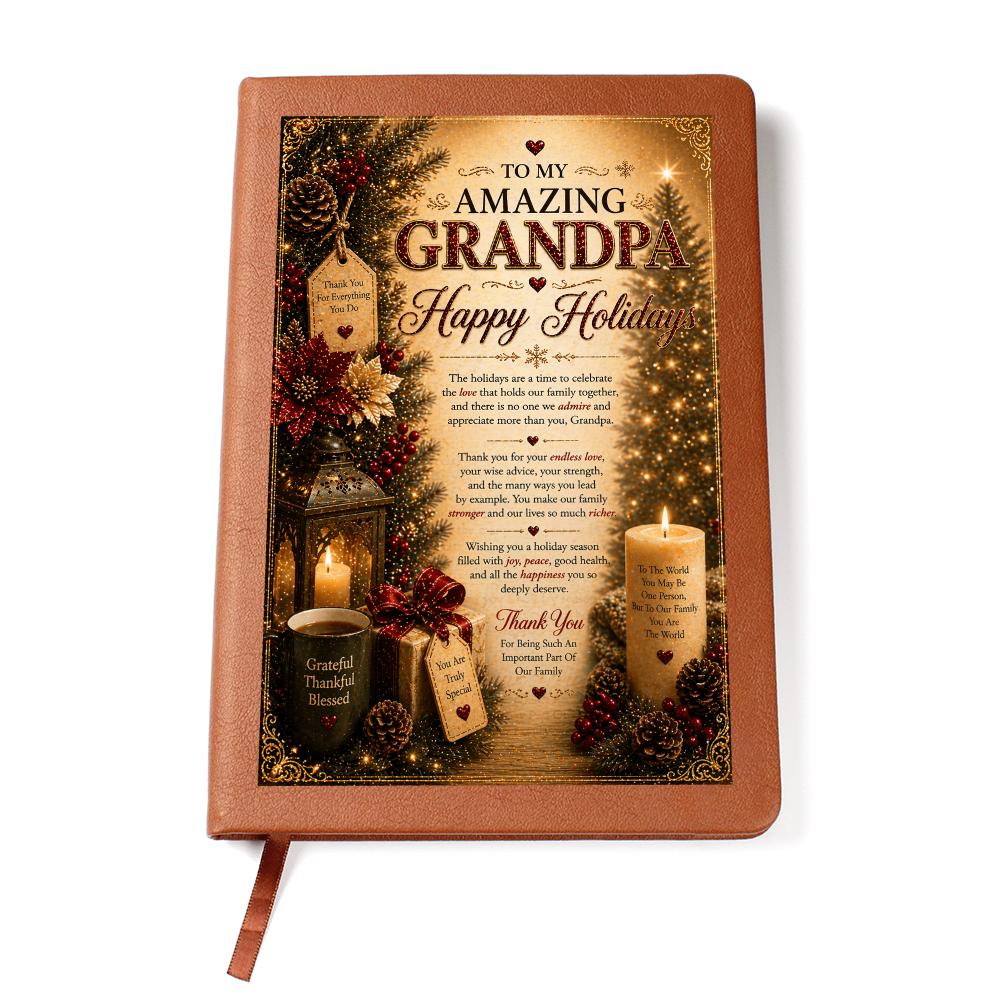 Holidays Cheer For Grandpa Journal