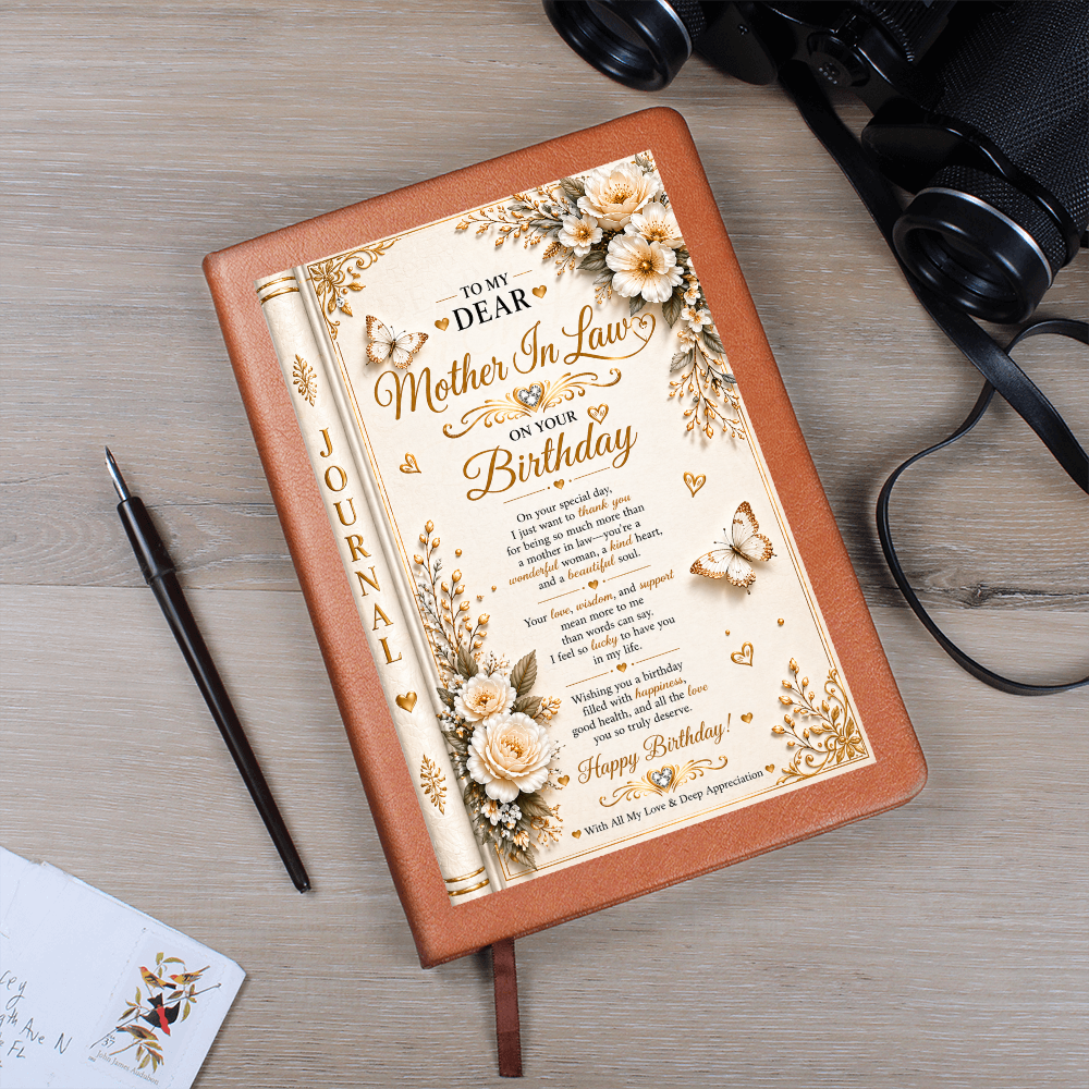 Elegant Birthday Journal For Mother-In-Law