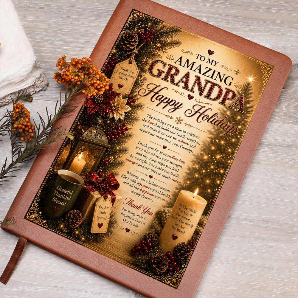 Holidays Cheer For Grandpa Journal