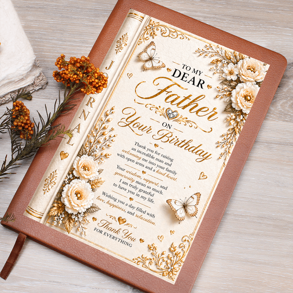 Elegant Birthday Tribute Journal For Father